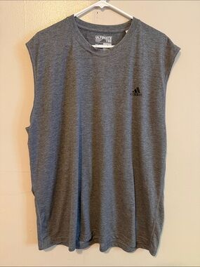 adidas Gray Men’s Sleeveless Training Tank